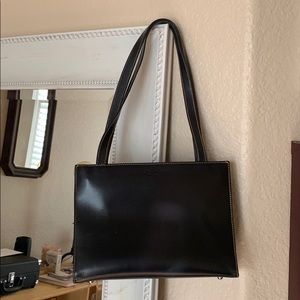 Kate Spade Black Leather Shoulder Purse